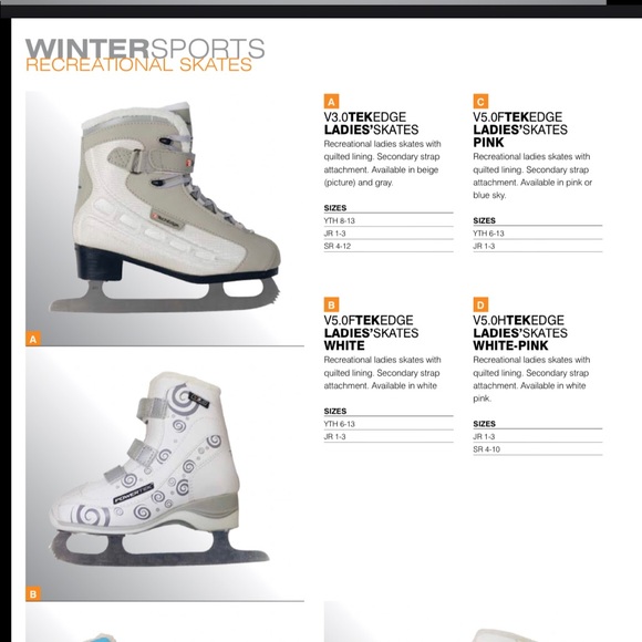 Powertek Tech Edge Figure Skates Youth Size 10 - Picture 3 of 3